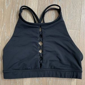 Energy Bra High Neck Lululemon laced crop top